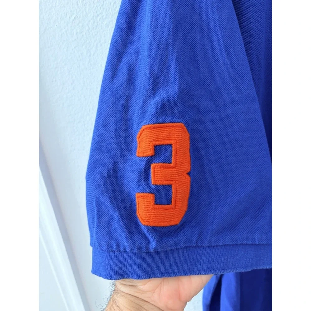 Polo Ralph Lauren Mens Polo Shirt 4XLT Blue Green Yellow Big Pony #3